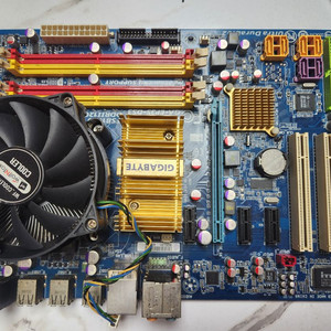 기가바이트 메인보드 + 사제쿨러 + 인텔 CPU 일괄 세트 이미지