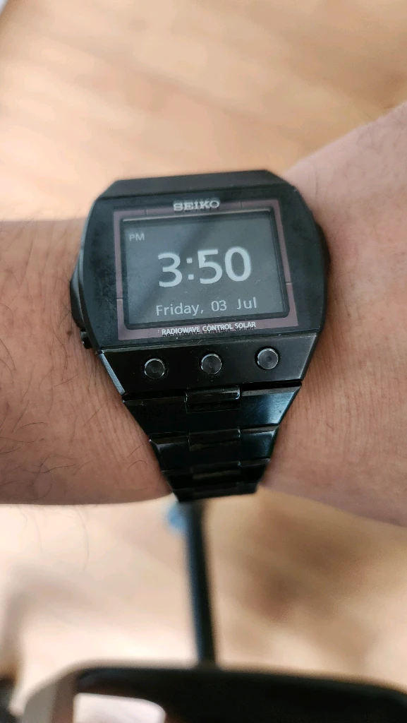 (초희귀)SEIKO SDGA003 라디오컨트롤 솔라 손목시계 이미지