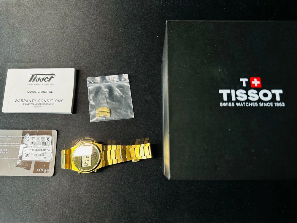 티쏘 PRX 35mm 디지털 금통 쿼츠 시계 판매 (시티즌, 카시오, 세이코) 이미지