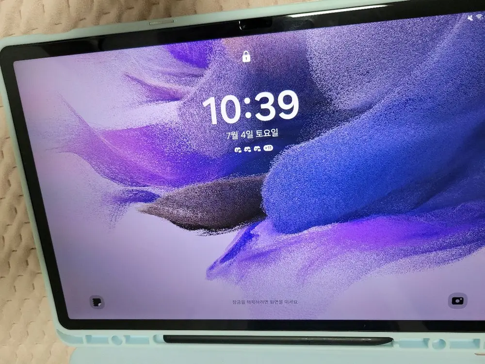 갤럭시탭 S7 FE 셀룰러 128GB + 펜, 케이스, 액정보호필름 - 안심되는 중고거래