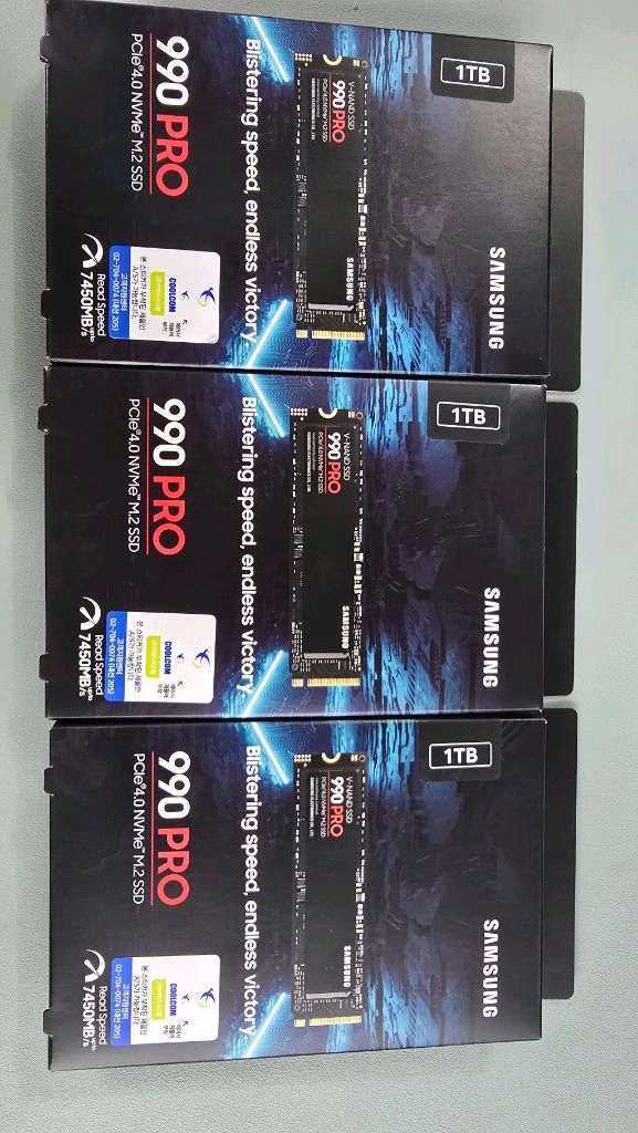 삼성 990 PRO 1TB NVMe M.2 SSD 이미지