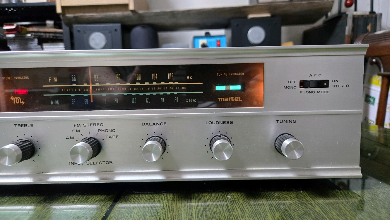 1966. 미국 마르텔 FAX-150C 풀진공관 리시버 앰프 이미지