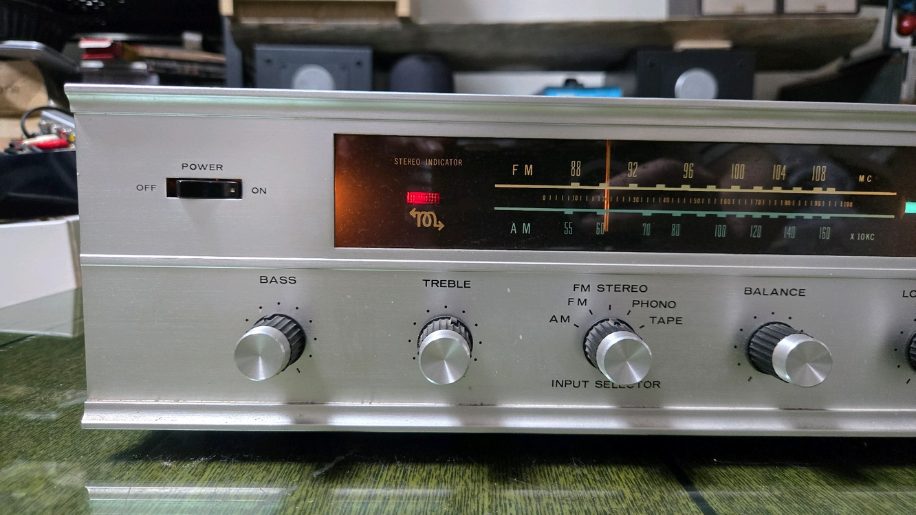 1966. 미국 마르텔 FAX-150C 풀진공관 리시버 앰프 이미지