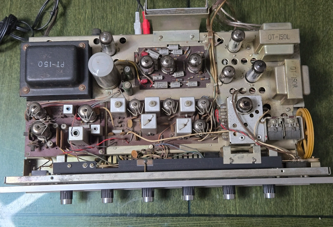 1966. 미국 마르텔 FAX-150C 풀진공관 리시버 앰프 이미지