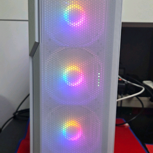 울산 라이젠 5600 램 16G 라데온 RX6600 모니터 화이트 풀세트 3시간 사용 이미지