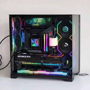 9800X3D 5080 리안리 O11D 비전 컴팩트 반본체 컴퓨터 32GB 배그 아이온2 게이밍 PC 이미지