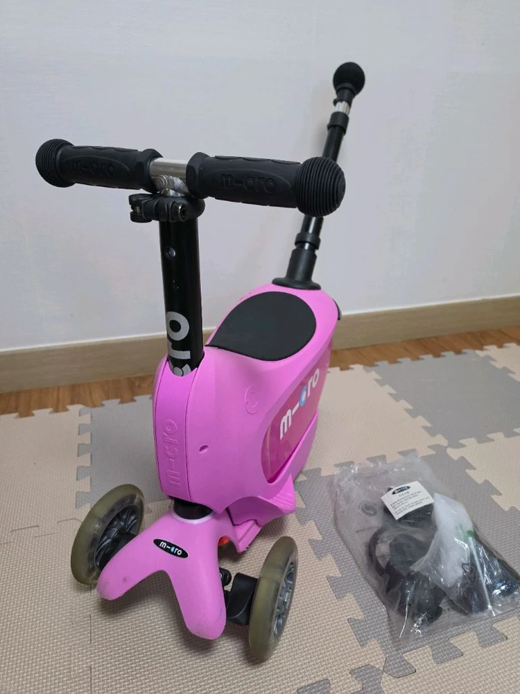 마이크로킥보드 미니투고 푸쉬바 led 이미지