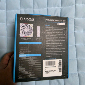 리안리 UNI FAN TL Wireless 120 (3팩, 화이트)팝니다 이미지