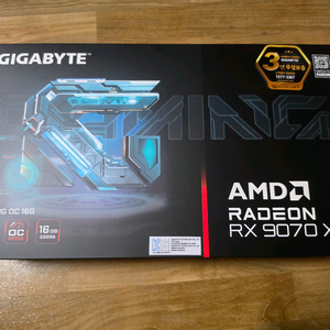 기가바이트 RX 9070 XT GAMING OC 16GB 그래픽카드 이미지