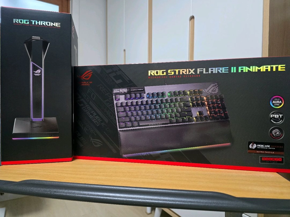 제피러스 m16 gu603z, ASUS ROG Strix Flare II, ROG THRONE 이미지