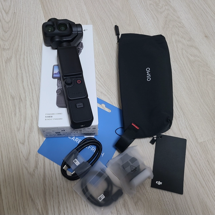 DJI 오즈모 포켓4P 스탠다드 콤보 + DJI 케어 1년 포함 - 안심되는 중고거래