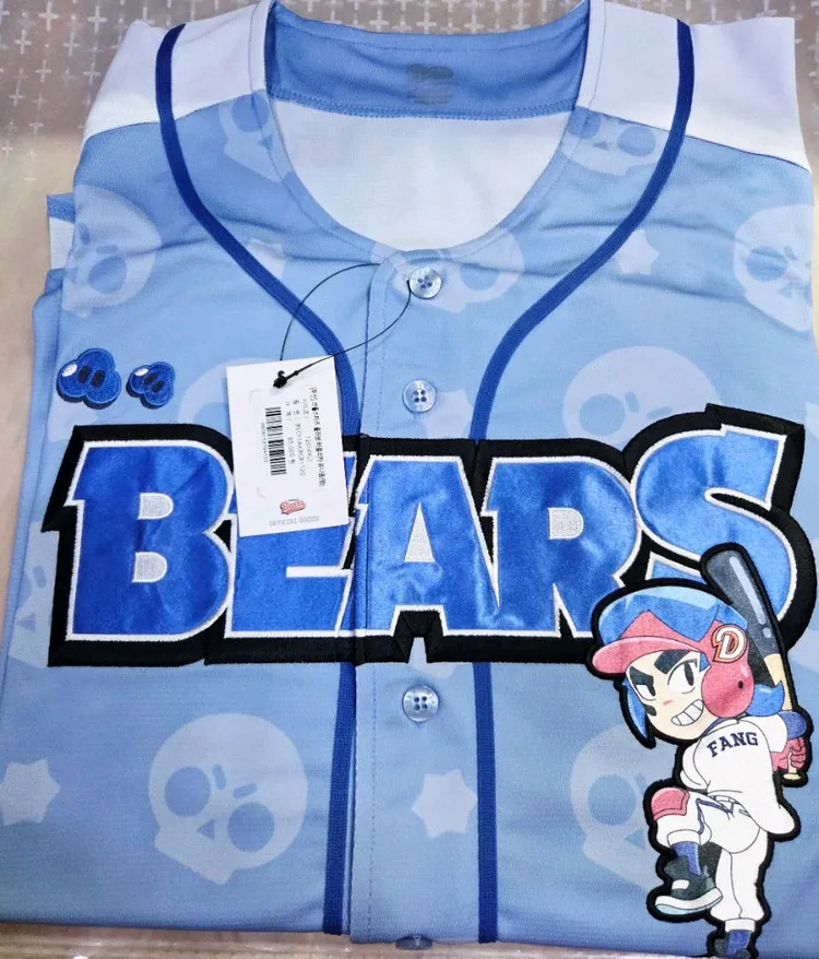 [두산베어스] 브롤스타즈 콜라보 레플리카 유니폼(팽)120(4XL)사이즈 새제품 이미지