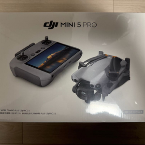 DJI 미니5 프로 플라이모어 콤보 플러스(DJI RC 2) 미개봉 새상품 139만원 판매합니다 이미지