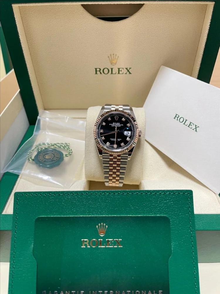 로렉스 신형 데이저스트 검판 텐포다이아 로골콤비 36MM 126231 새상품 판매 이미지