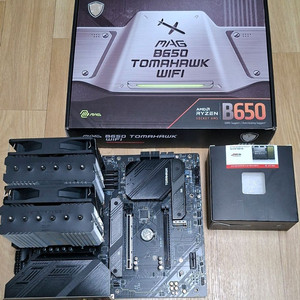 AMD 라이젠 7950X + MSI B650 토마호크 + 쿨러 이미지