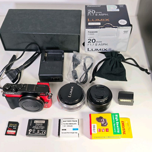 루믹스 GM5 레드 번들 킷+ 20mm F1.7 II | 신품급(958컷) 이미지