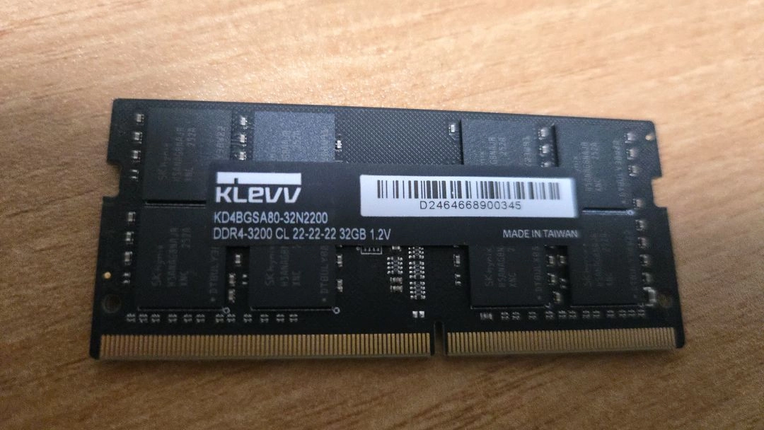 DDR4-3200 32GB 클레브 노트북 램 이미지