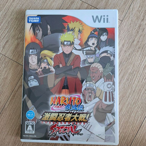 닌텐도 wii 나루토-질풍전 격투닌자대전SPECIAL 일본판 이미지