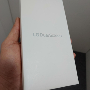 [미사용 새제품] LG벨벳 듀얼스크린 화이트 컬러 이미지