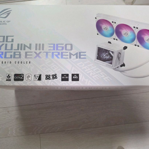 ASUS ROG RYUJIN III 360 ARGB EXTREME 화이트 cpu 수냉쿨러 류진3 익스트림 팝니다 이미지