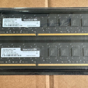 팀그룹 DDR3 16GB (8GB x 2) 램 메모리 이미지