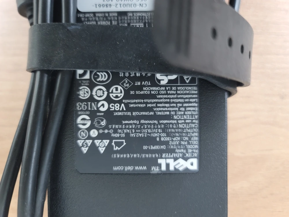 DELL 델 도킹스테이션 K17A WD15 K17A001 19.5v 6.7a 어댑터 포함 이미지