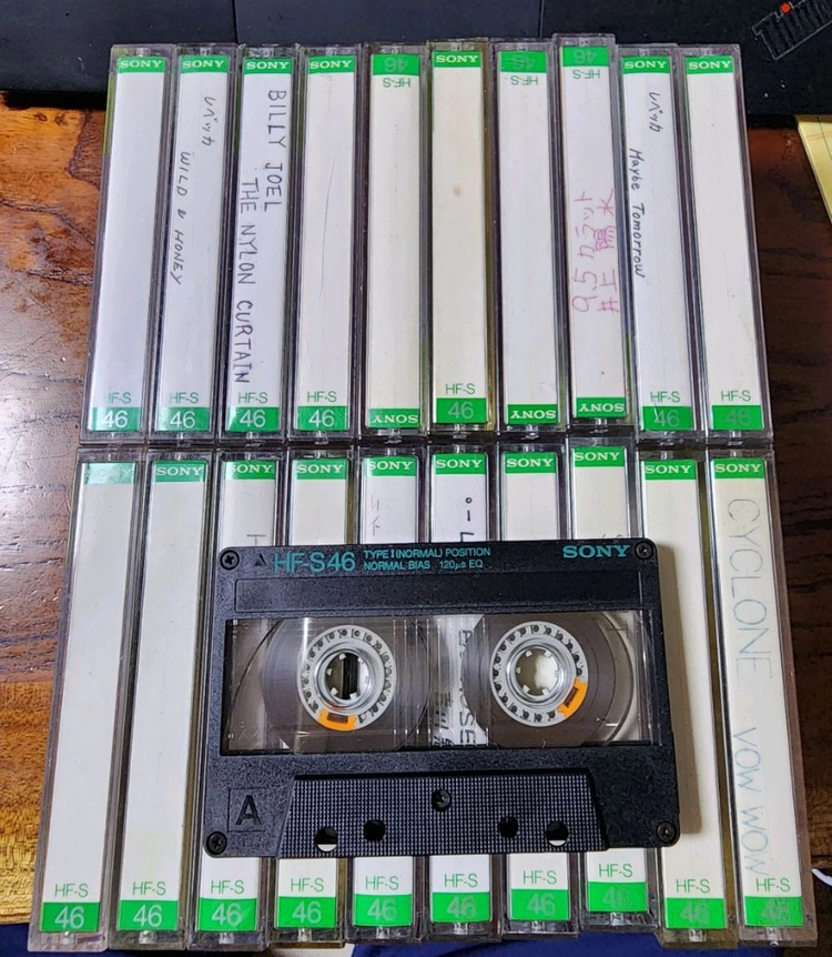 SONY HF-S 고급 노멀 공테이프 중고 46분 20개 일괄 이미지