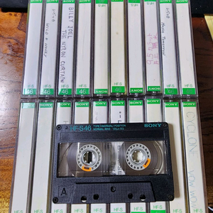 SONY HF-S 고급 노멀 공테이프 중고 46분 20개 일괄 이미지