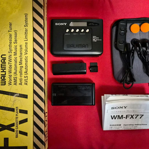 소니워크맨 WM-FX77 깨끗한 박스풀셋 정상작동품 이미지