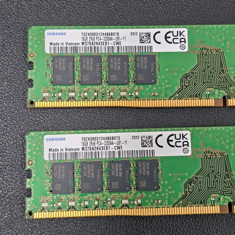 (택포) 삼성 DDR4 3200 32GB (16GB X 2개) 메모리 이미지