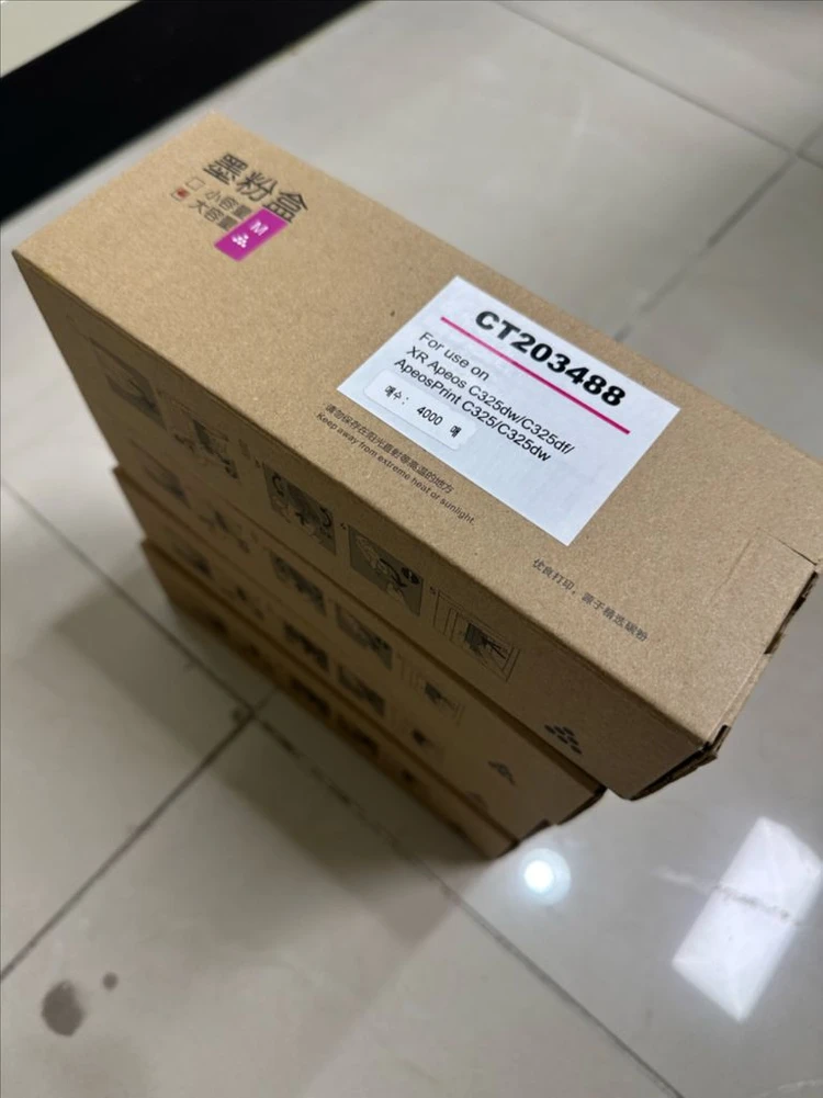 제록스 c325z 4가지컬러 재생토너 미사용 이미지