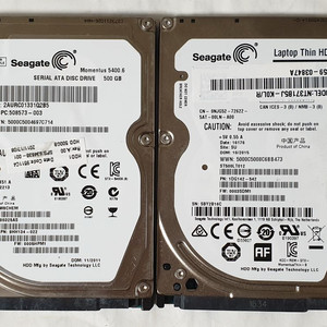 노트북용 2.5인치 하드디스크(HDD) 500GB 이미지