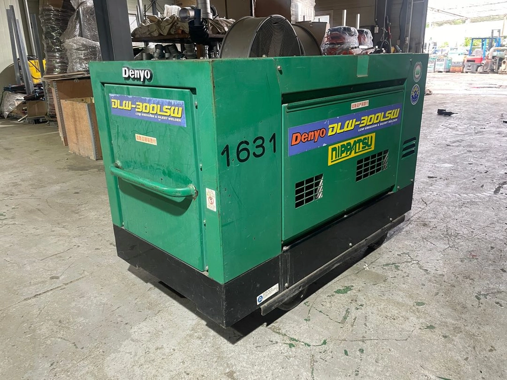 D93 중고 덴요 2인용 자가 용접 DLW-300LSE 발전기 판매 임대 이미지