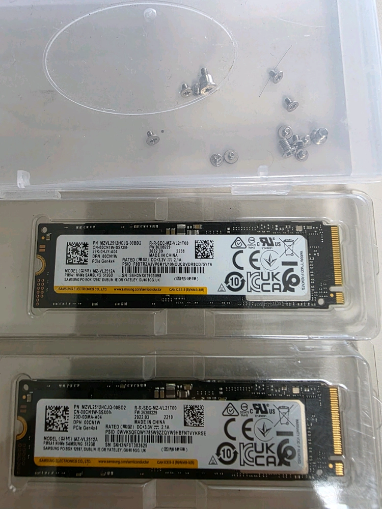 SSD 삼성 pm9a1(980 프로) 512GB/24년 문서/거의새것 - 안심되는 중고거래
