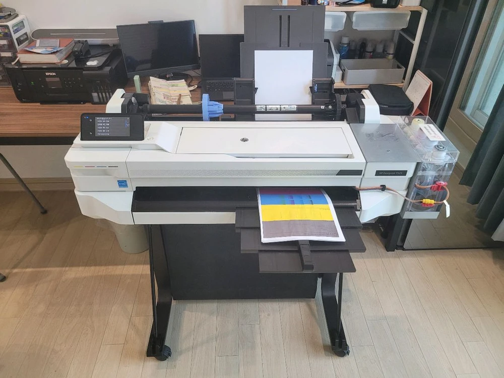 HP 디자인젯 T525 24인치(A1) 플로터 (무한잉크 장착) - 안심되는 중고거래