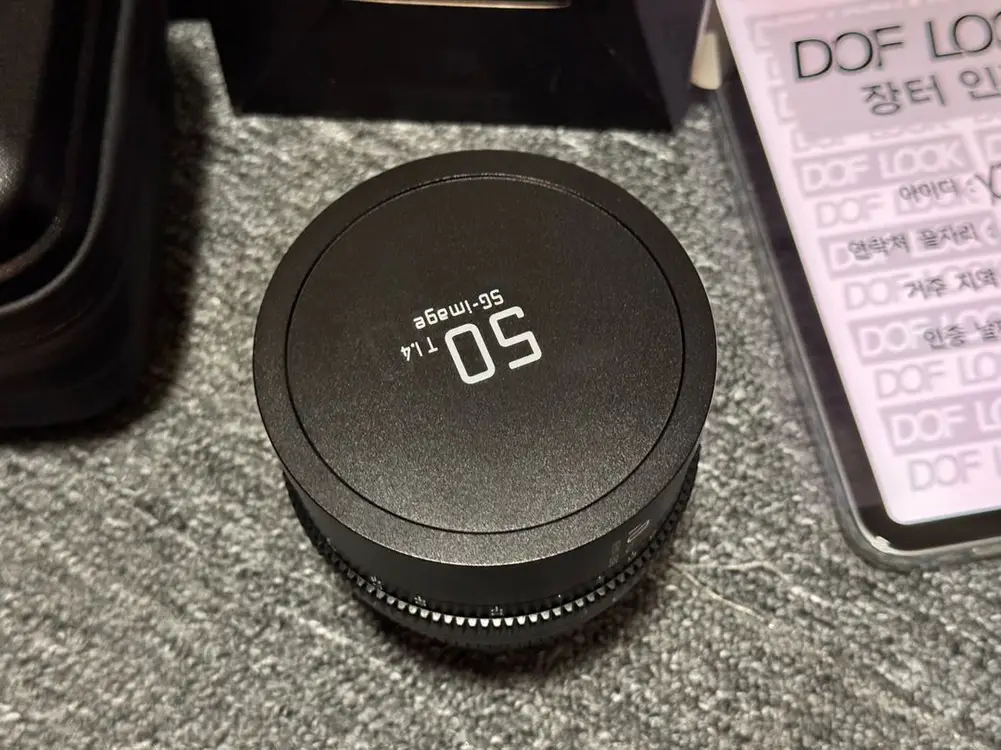 SG-image 시네렌즈 50mm T1.4 L마운트 시네렌즈 팝니다 이미지