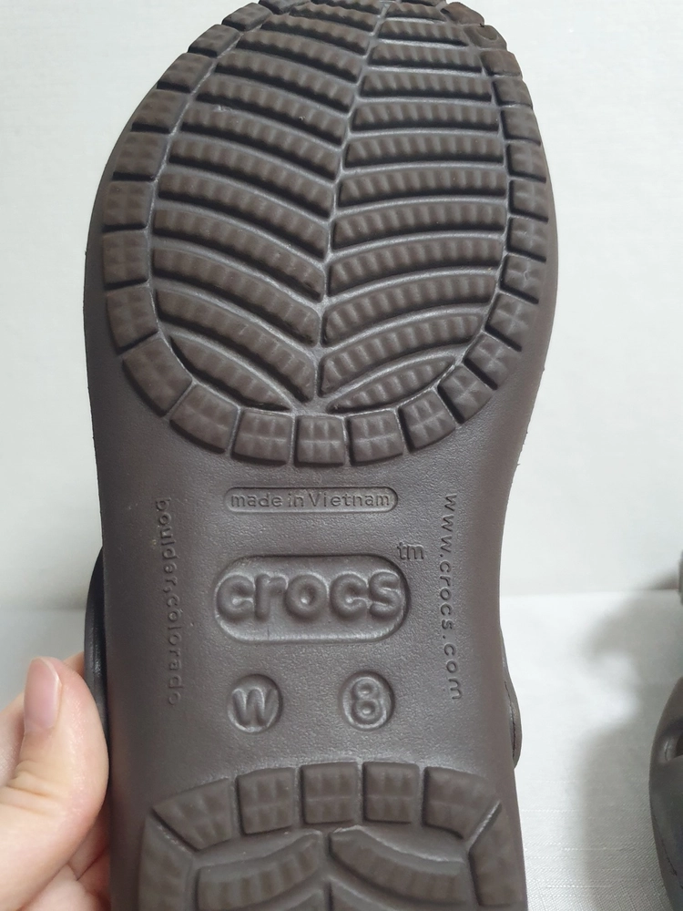 크록스 샌들 클레오2 에스프레쏘 브라운 250mm 이미지