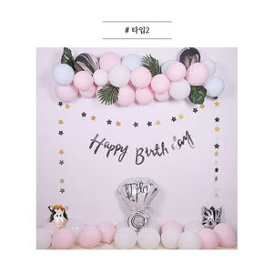 생일파티 풍선세트(2개) 이미지