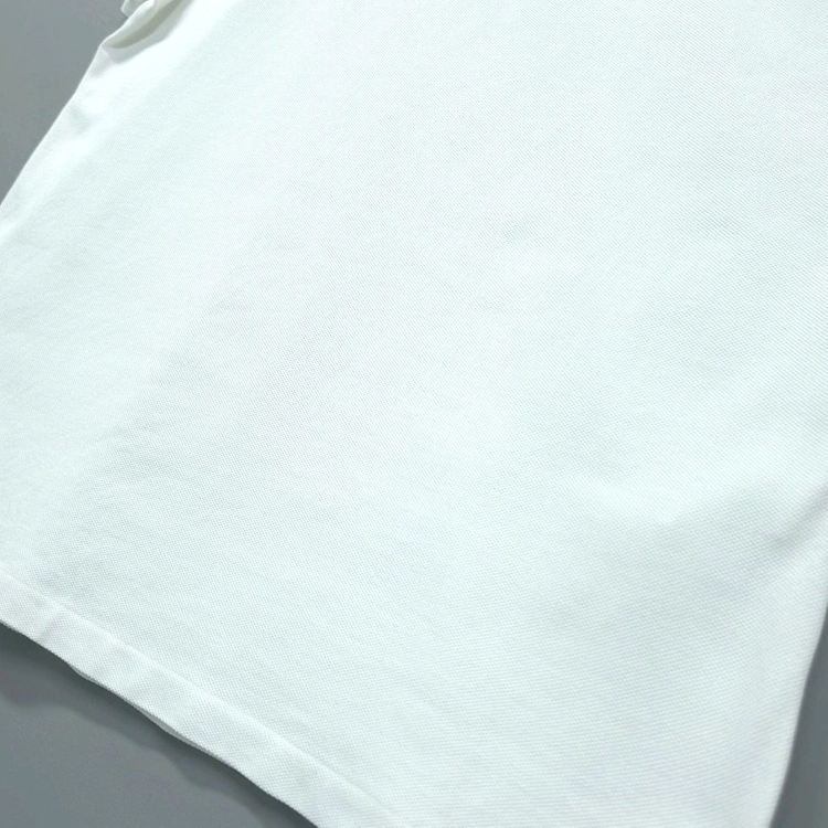[XL] 폴로 화이트 스트라이프 카라 피케 반팔 카라티셔츠 이미지