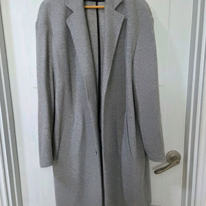 ZARA MAN 남성 롱코트 XL 그레이 남성코트 이미지