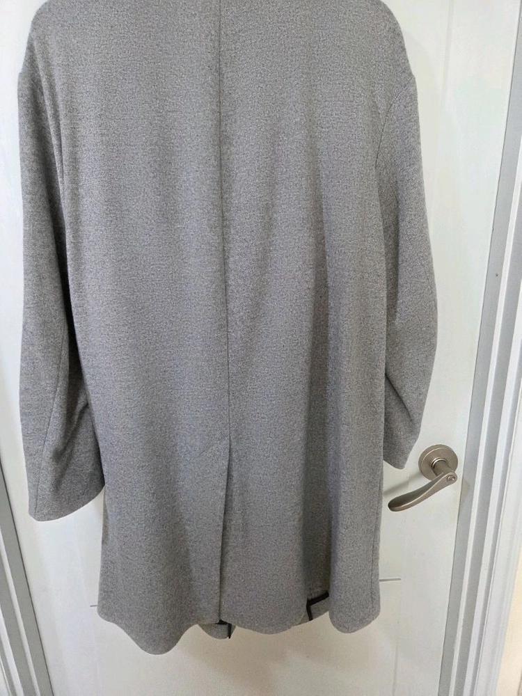 ZARA MAN 남성 롱코트 XL 그레이 남성코트 이미지