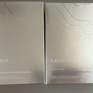 가격내림.라비앙 블랙 트러플 마스크&아쿠아포린 울트라 마스크 새상품 팝니다.따로 구매 하실거면 문의주세요. 이미지