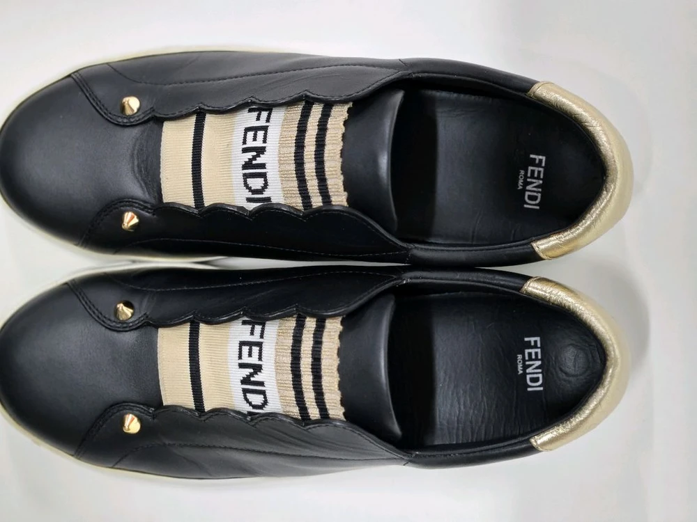 [정품] 펜디(FENDI) 밴딩 스니커즈 (36 사이즈) 225-230mm 이미지