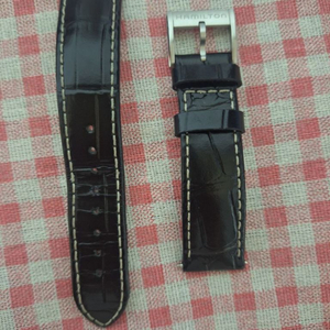 해밀턴 머피 38mm 가죽 시계줄 블랙 20mm 이미지