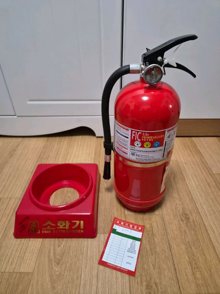 FIC 3.3kg 분말 소화기 (ABC) 이미지
