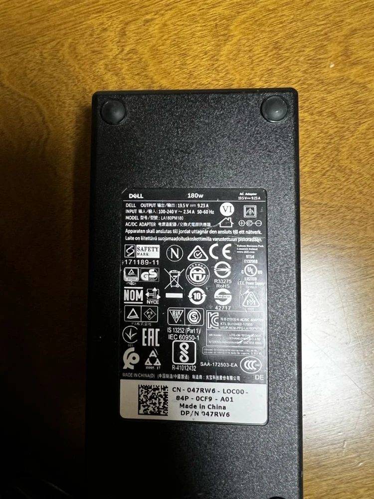 델 WD19TB 썬더볼트 K20A USB-C 도킹 스테이션. AC180W 어뎁터 이미지