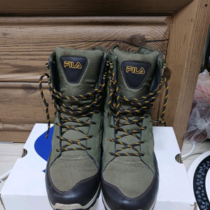 FILA(휠라) 남성용 퀼팅 방한 하이킹 부츠(270mm) 이미지