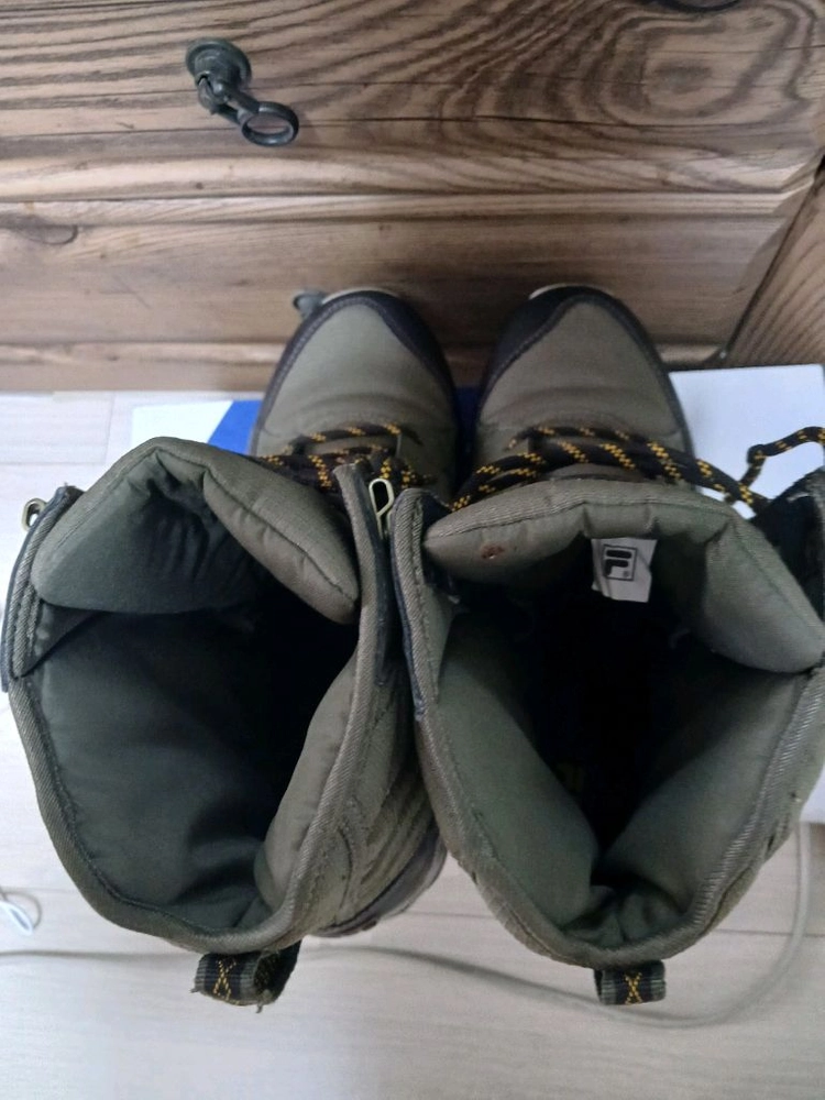 FILA(휠라) 남성용 퀼팅 방한 하이킹 부츠(270mm) 이미지