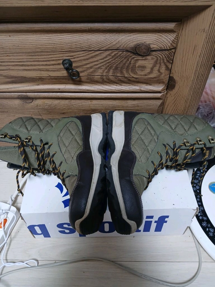 FILA(휠라) 남성용 퀼팅 방한 하이킹 부츠(270mm) 이미지