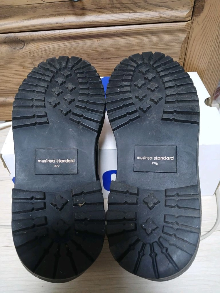 무신사 스탠다드 블랙 첼시 레인 부츠(270mm) 이미지